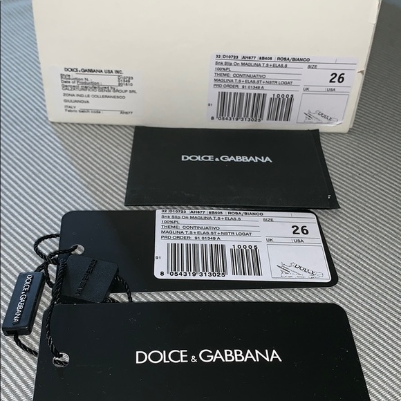 Authentic Dolce & Gabbana Girls Sneakers - Picture 4 of 5